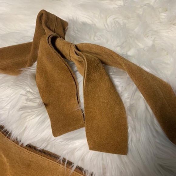 NEW Large Tan suede Hobo bag - Picture 2 of 7